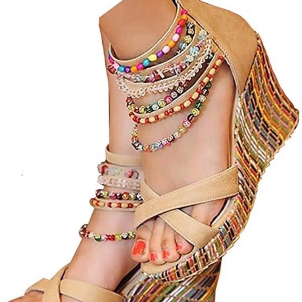 Beaded wedges